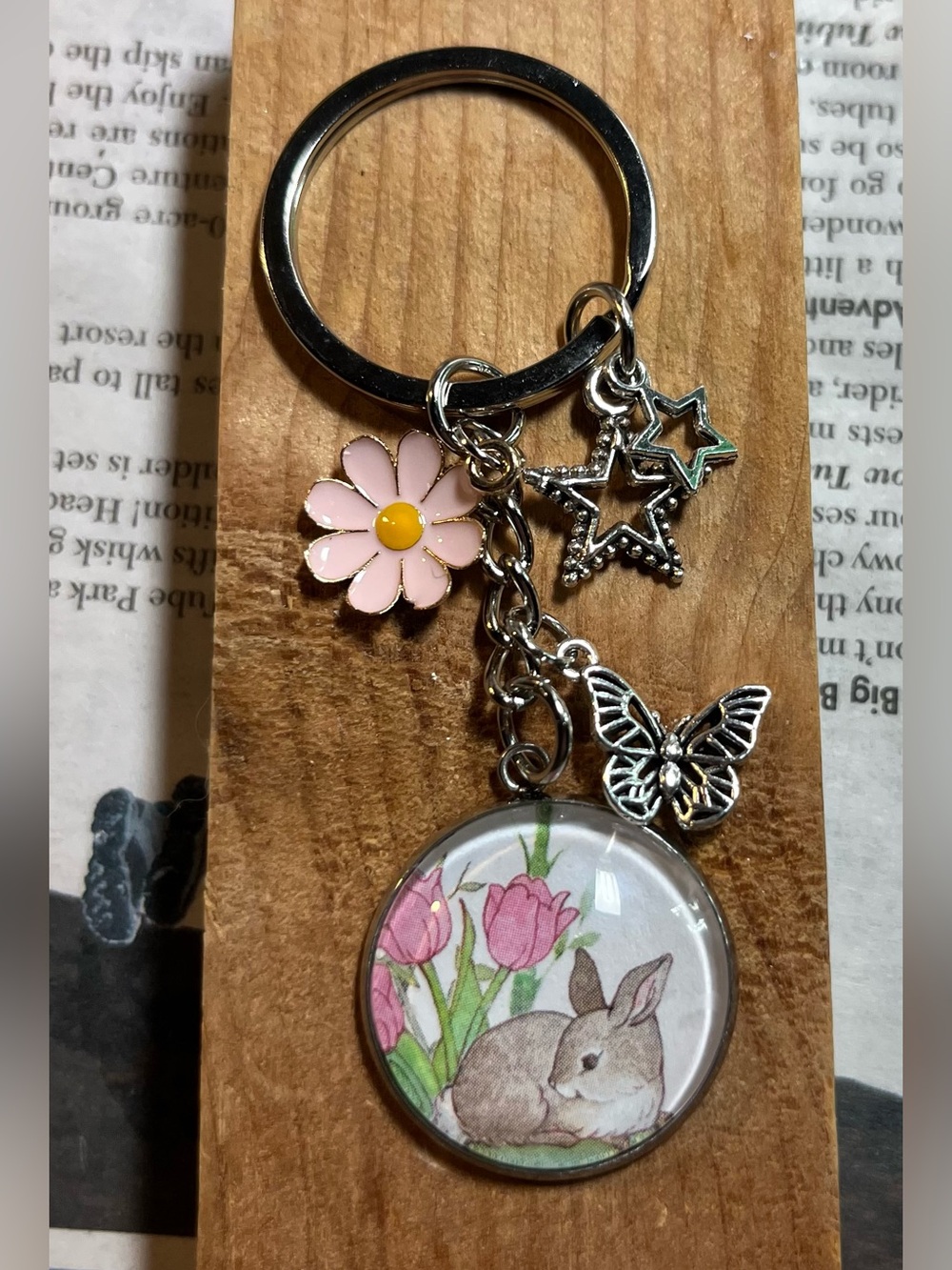Handmade Cabochon keychain